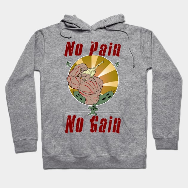 No Pain No Gain Daddy Hoodie by Kayla_Christine